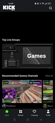 Kick: Live Streaming android App screenshot 9